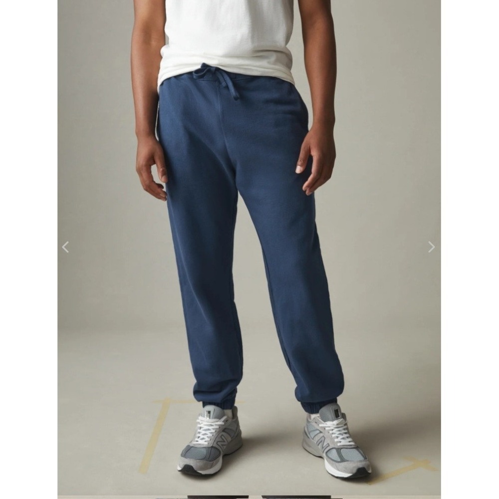 American Giant Classic Sweatpant Original Mens Small‎ Blue Fleece Jogger Pants